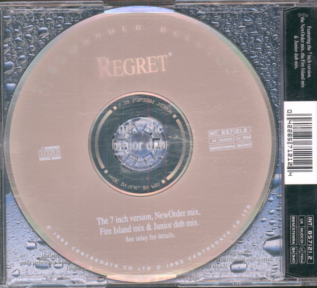 New Order - Regret - Cd