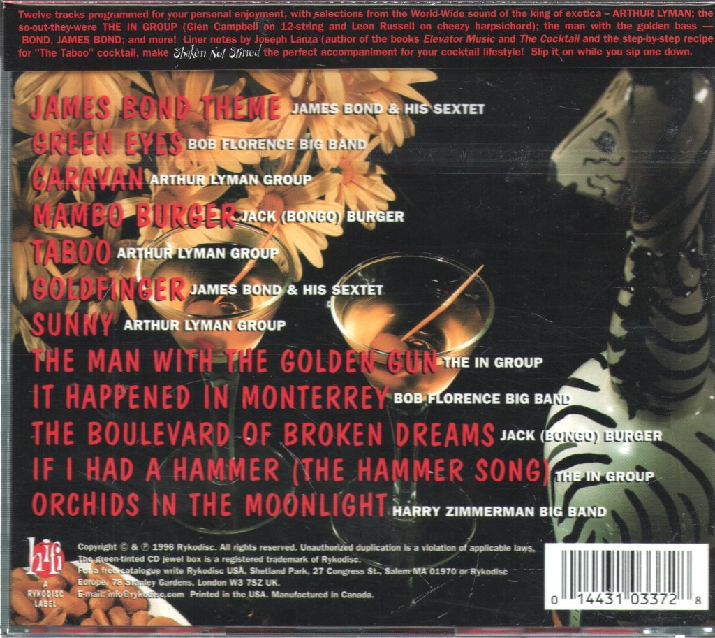 Various Artists - Shaken, Not Stirred - Cd