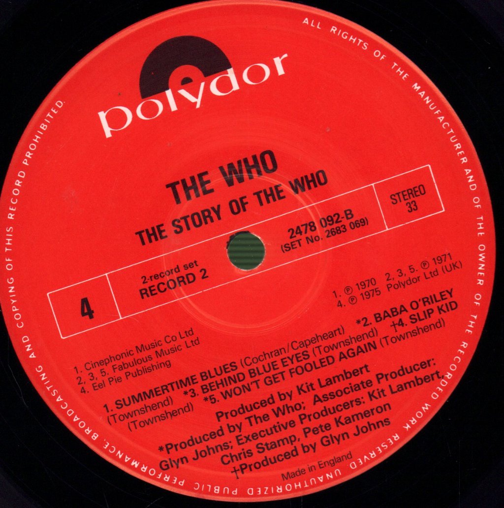Who - Story Of - Double Lp