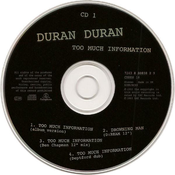 Duran Duran - Too Much Information - Cd