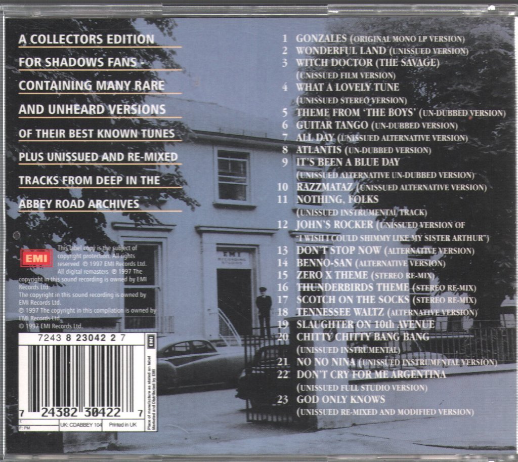 Shadows - At Abbey Road - The Collectors Edition - Cd