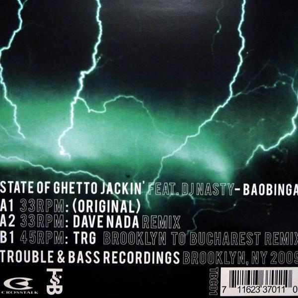 Baobinga feat. DJ Nasty - State Of Ghetto Jackin' - 12 Inch