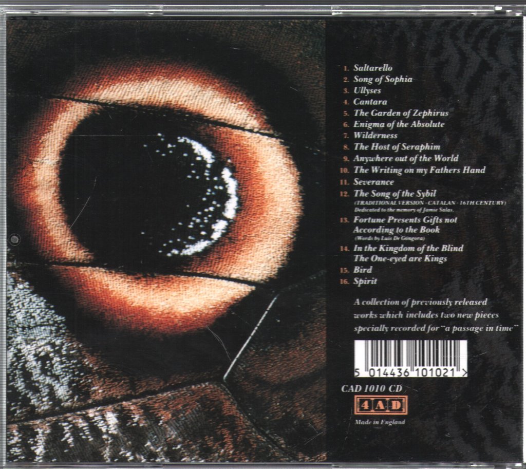 Dead Can Dance - A Passage In Time - Cd