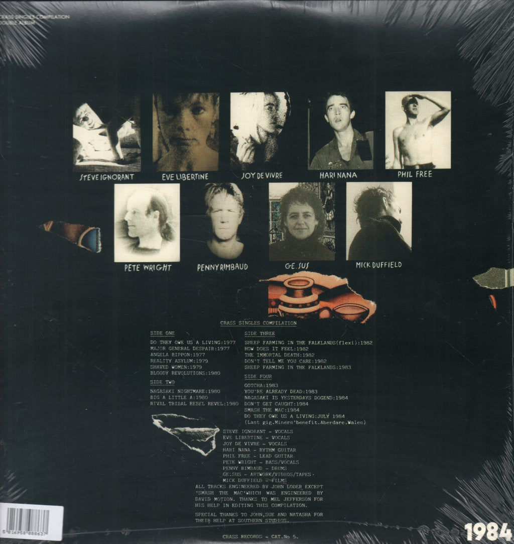 Crass - Best Before 1984 - Double Lp