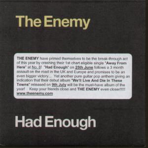 Enemy (Indie) - Had Enough - Cdr
