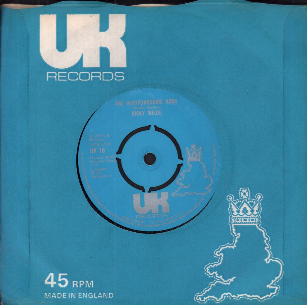 Ricky Wilde - I Am An Astronaut - 7 Inch
