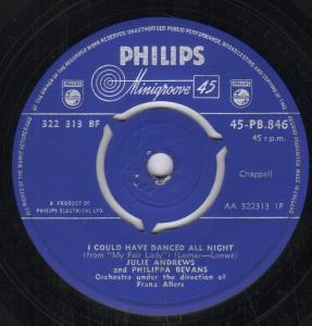 Julie Andrews - I Could Have Danced All Night - 7 Inch