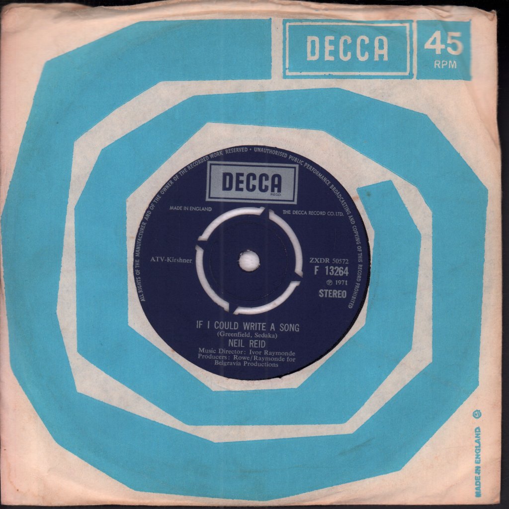 Neil Reid - Mother Of Mine - 7 Inch