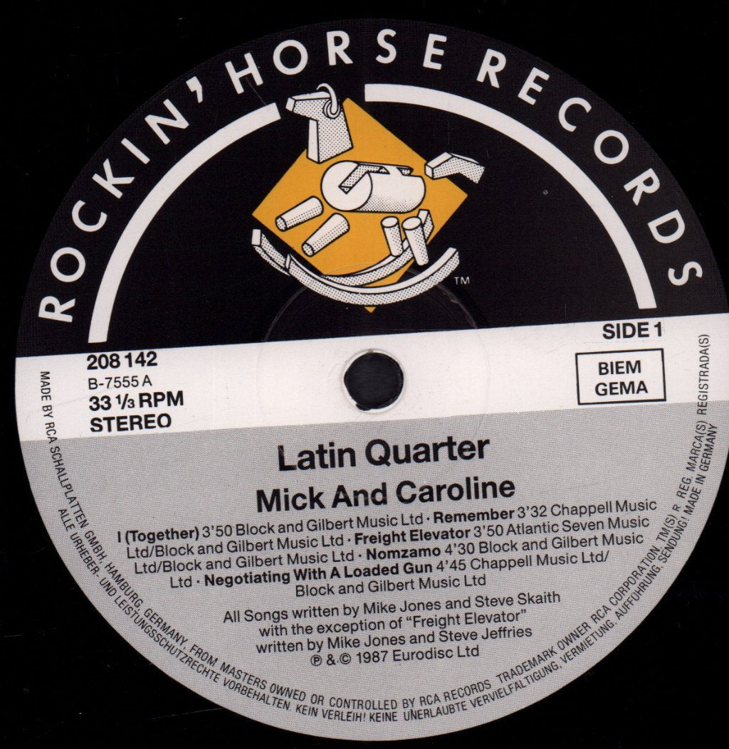 Latin Quarter - Mick And Caroline - Lp