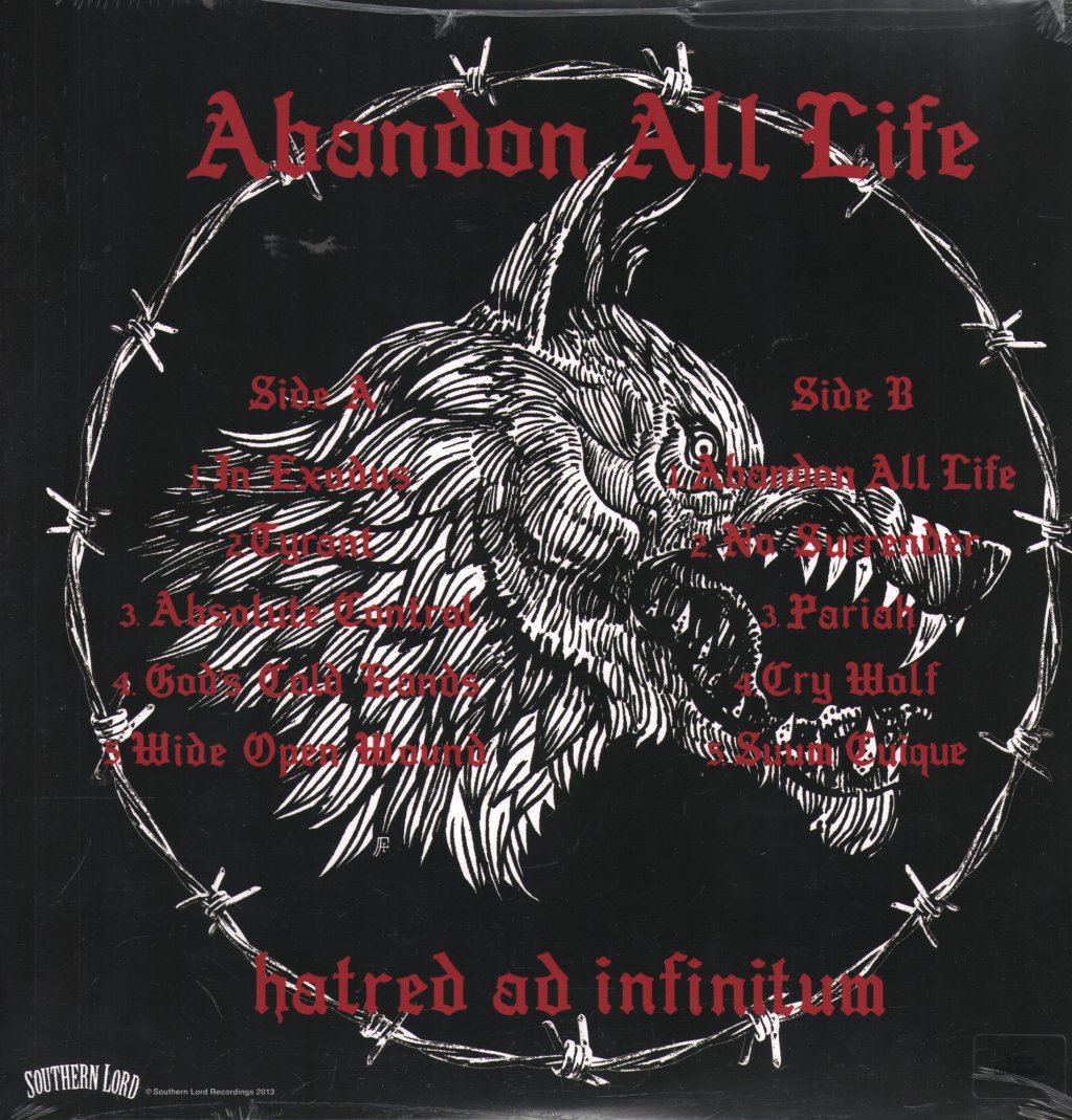Nails - Abandon All Life - Lp