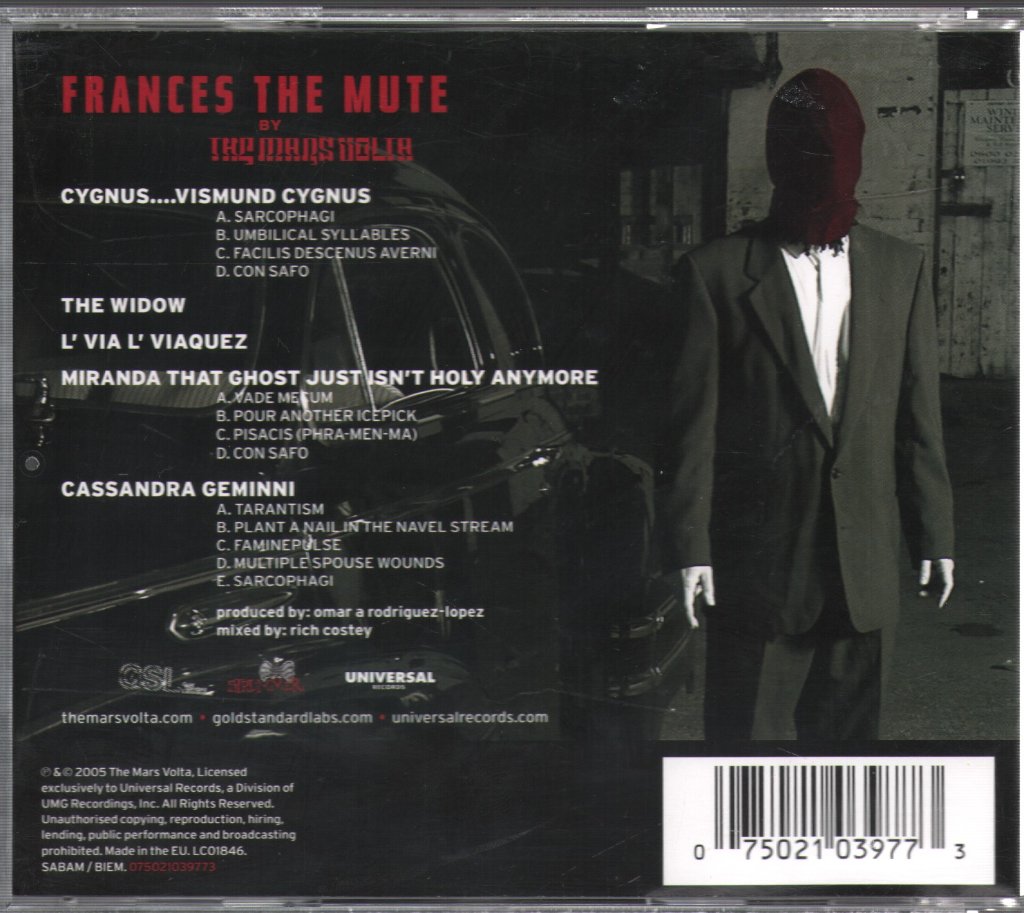 Mars Volta - Frances The Mute - Cd