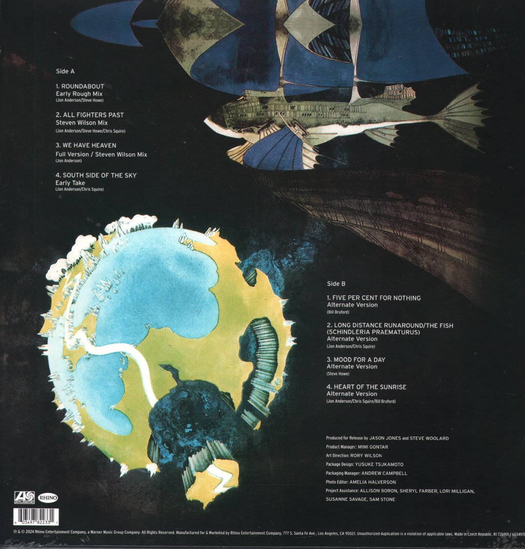 Yes - Fragile Outtakes (Black Friday 2024) - Lp