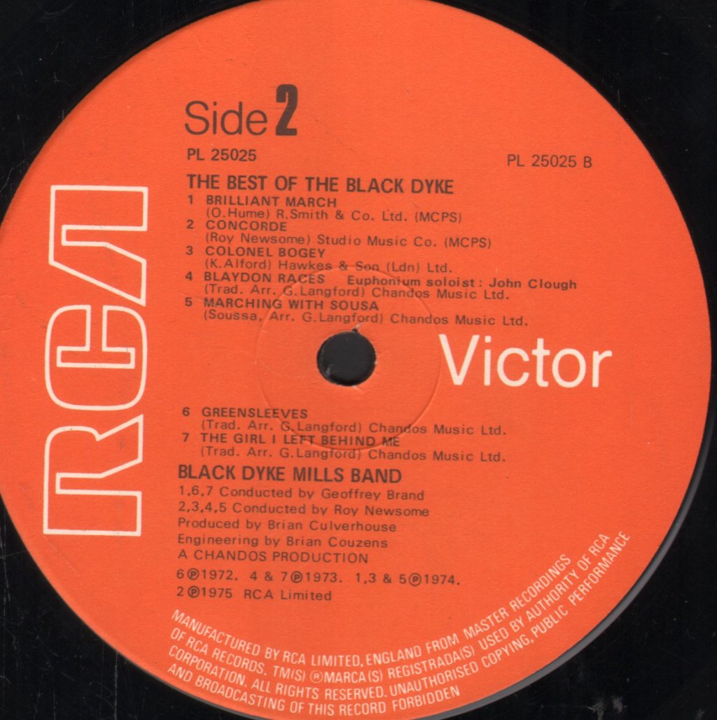 Black Dyke Mills Band - Best Of - Lp