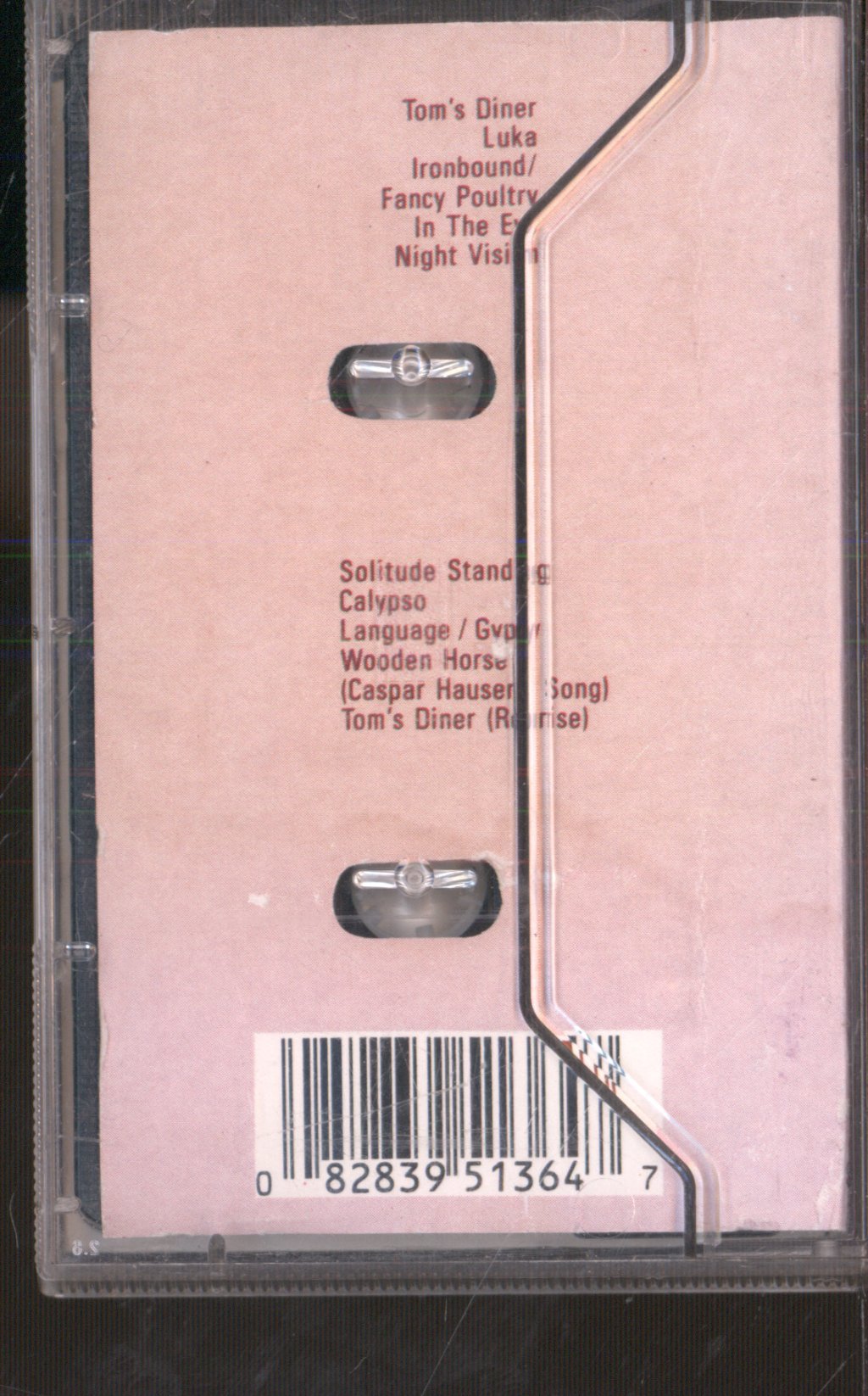 Suzanne Vega - Solitude Standing - Cassette