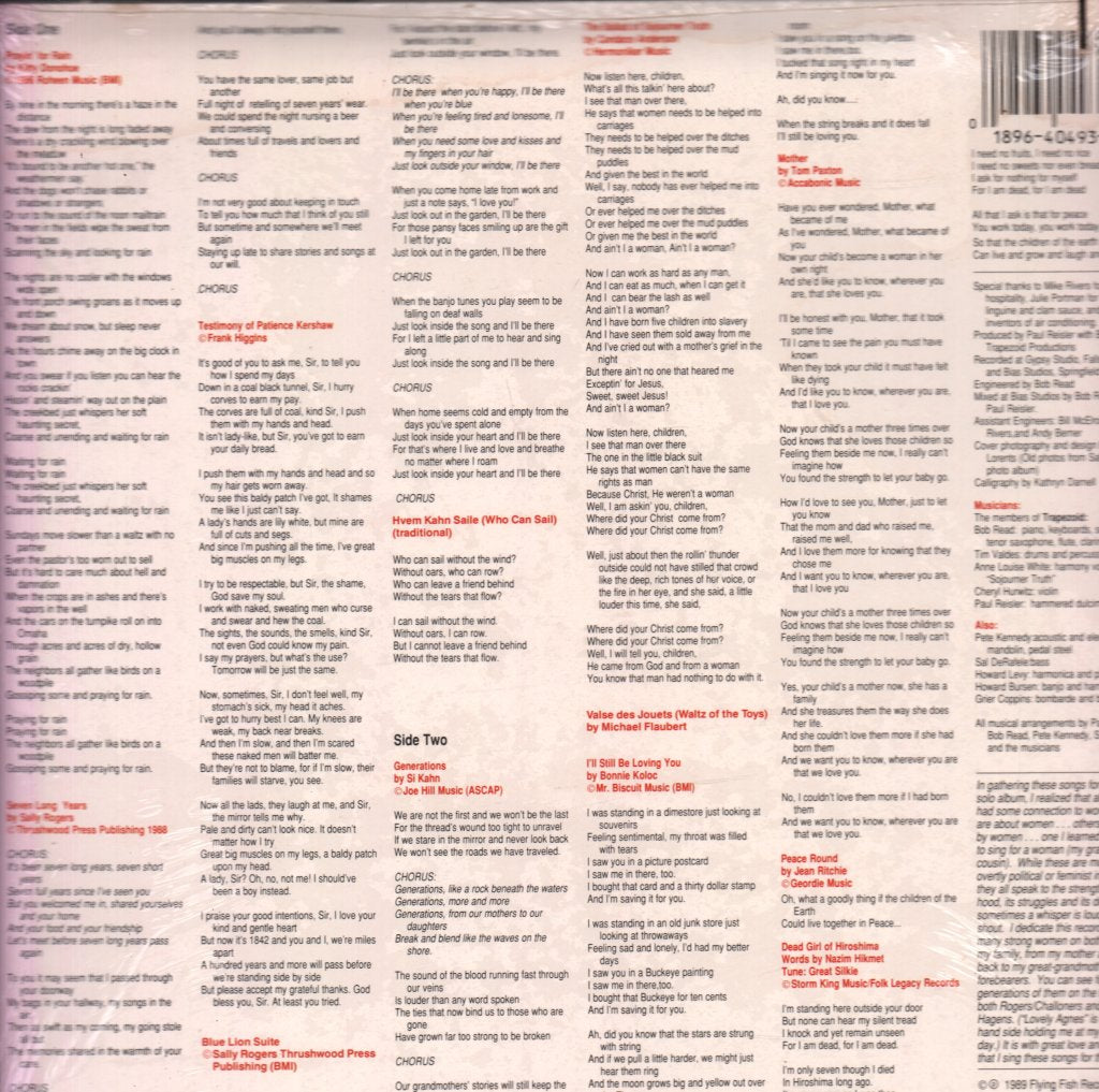 Sally Rogers - Generations - Lp