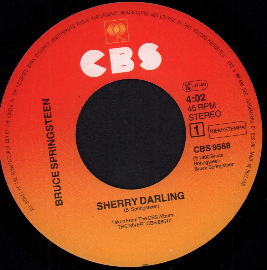 Bruce Springsteen - Sherry Darling - 7 Inch