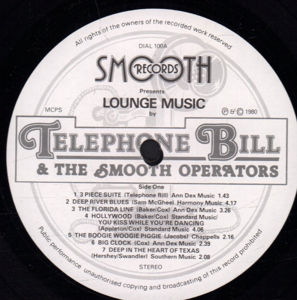 Telephone Bill And The Smooth Operators - Lounge Music - Lp