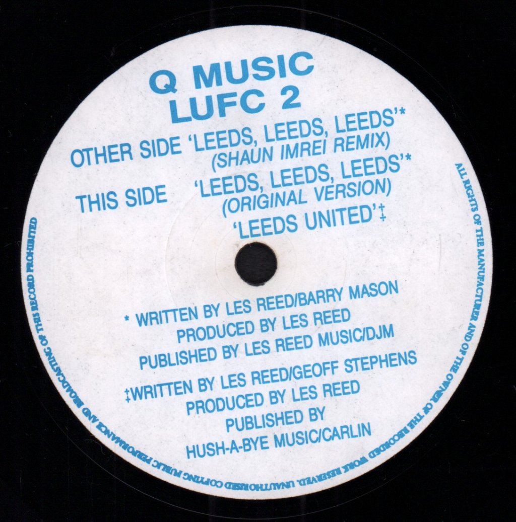 Leeds United - Leeds Leeds Leeds - 7 Inch