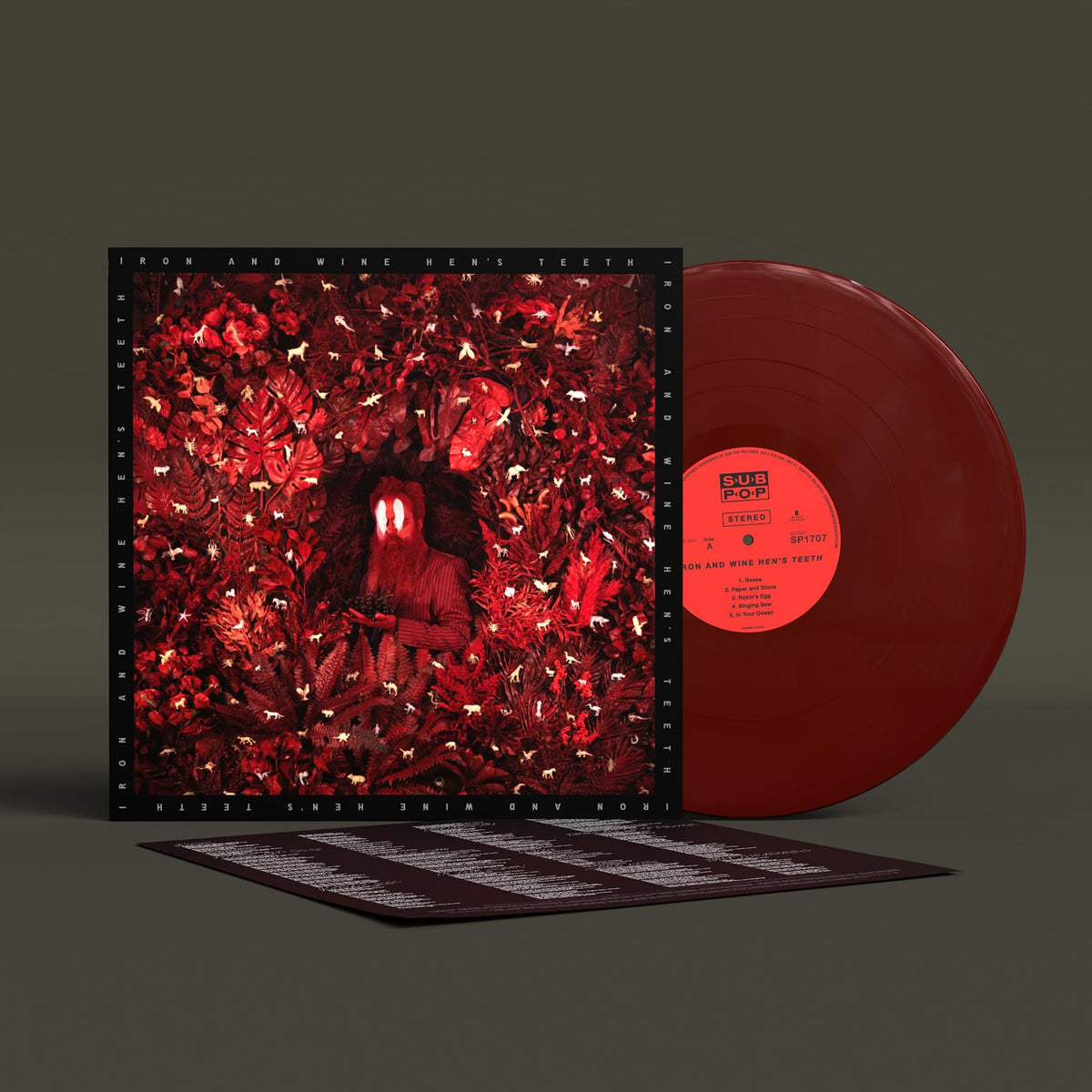 Iron And Wine - Hen's Teeth (Loser Oxblood Vinyl) - Lp