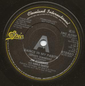Jim Steinman With Karla Devito - Dance In My Pants - 7 Inch