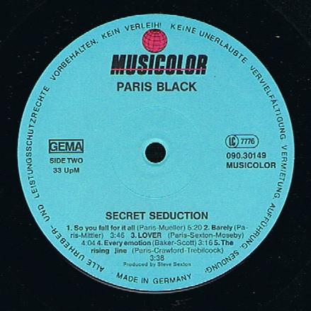 Paris Black - Secret Seduction - Lp