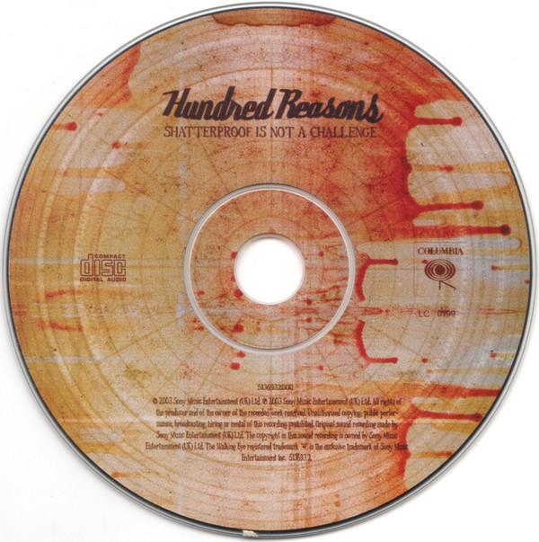 Hundred Reasons - Shatterproof Is Not A Challenge - Cd