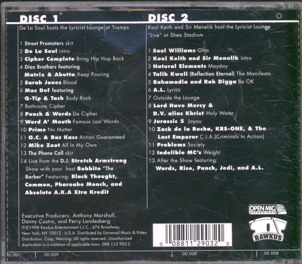 Various Artists - Lyricist Lounge Volume One - Double Cd