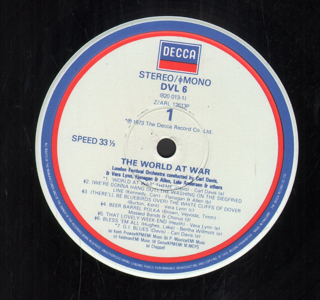 Various Artists - World At War - Lp