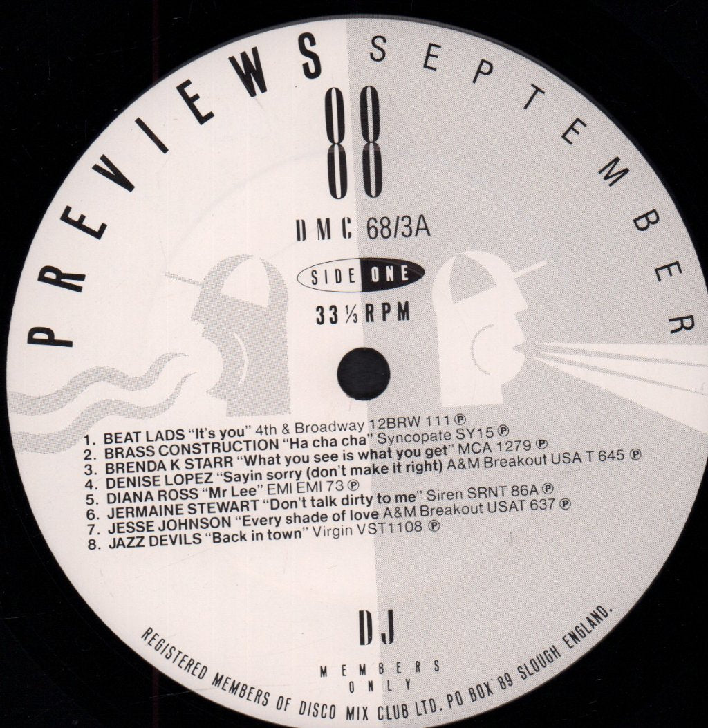 Various Artists - Dmc Previews 88 - Lp
