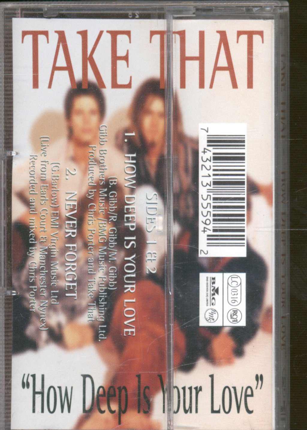 Take That (Boy Band) - How Deep Is Your Love - Cassette