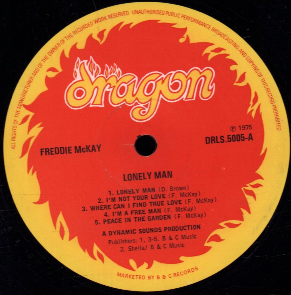 Freddie Mckay - Lonely Man - Lp