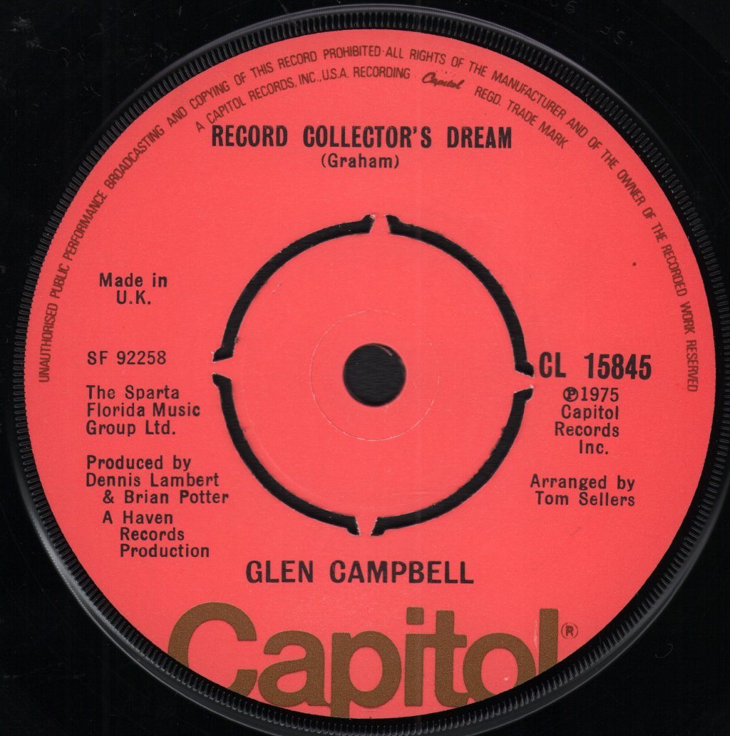 Glen Campbell - Country Boy - 7 Inch