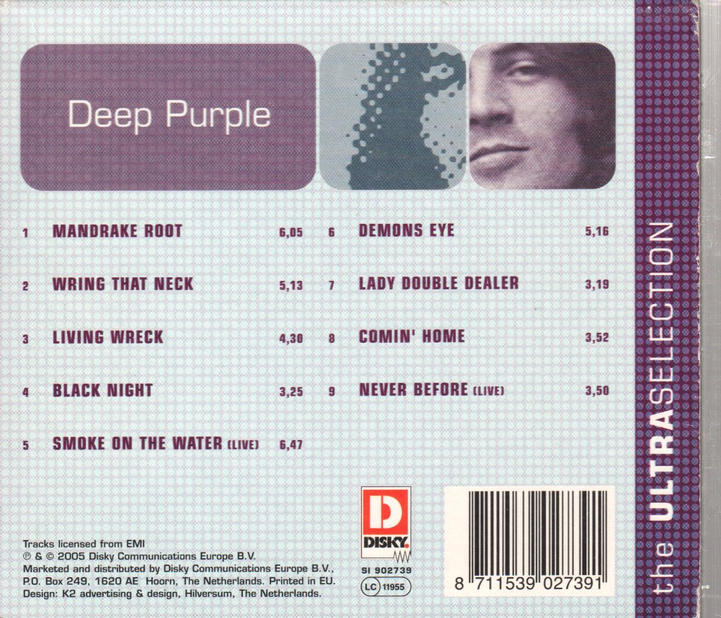 Deep Purple - Ultra Selection - Cd