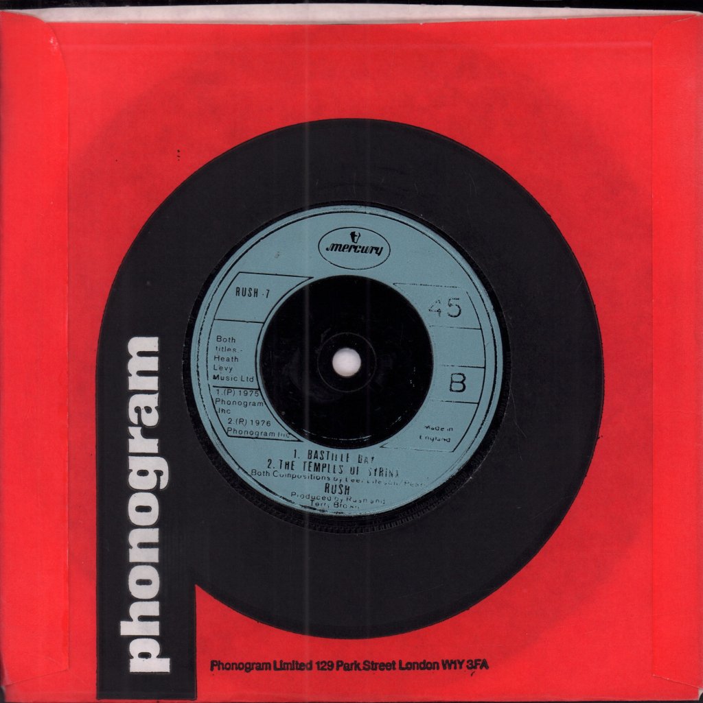 Rush - Closer To The Heart - 7 Inch