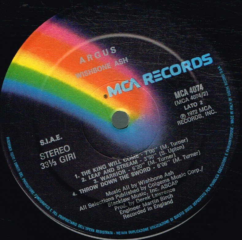 Wishbone Ash - Argus - Lp