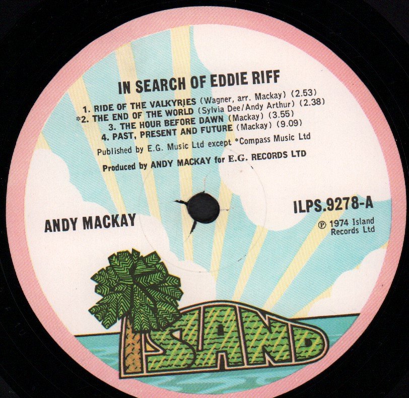 Andy Mackay - In Search Of Eddie Riff - Lp