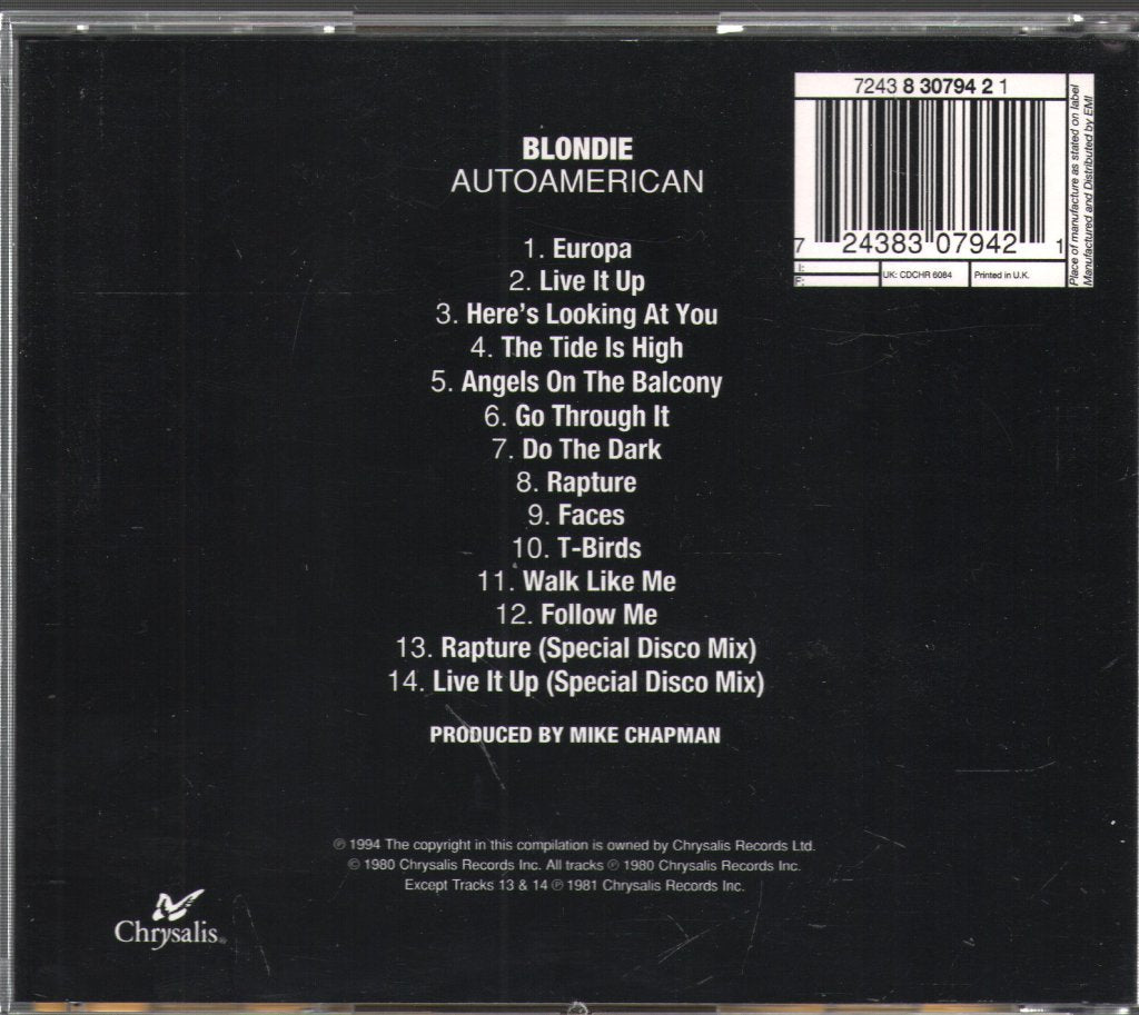Blondie - Autoamerican - Cd