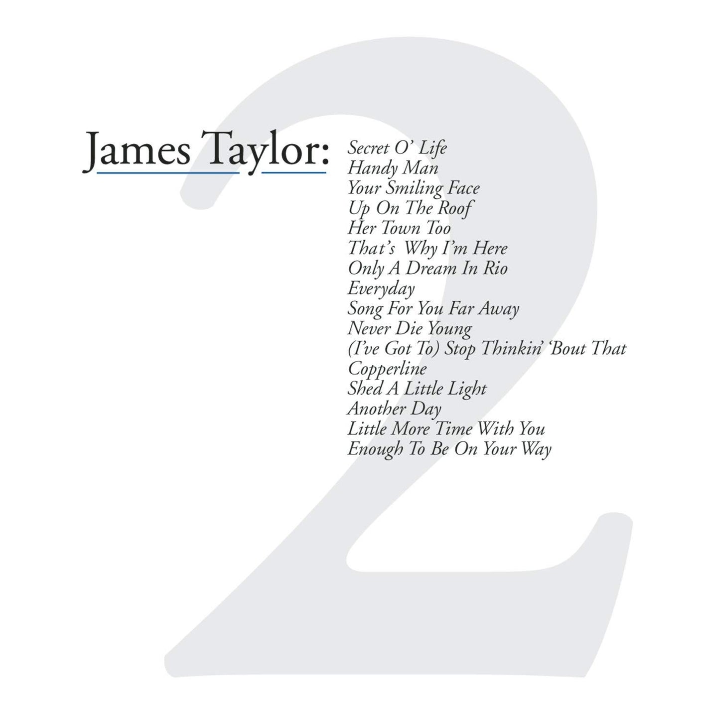 James Taylor - Greatest Hits, Vol. 2 - Cd