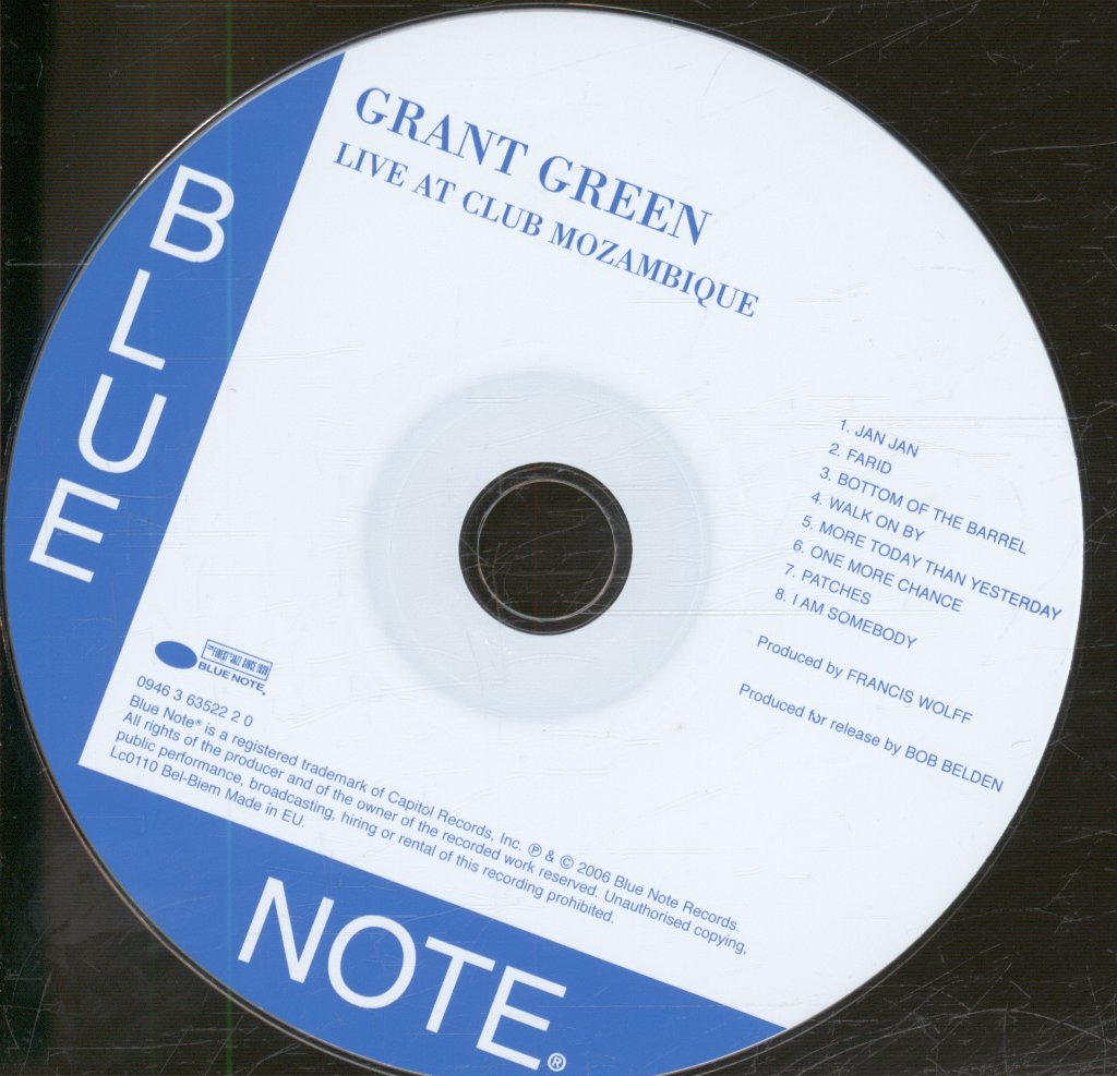 Grant Green - Live At Club Mozambique - Cd