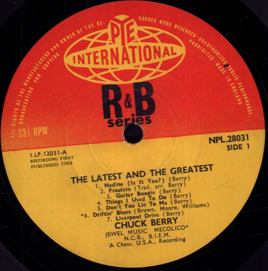 Chuck Berry - Latest And The Greatest - Lp