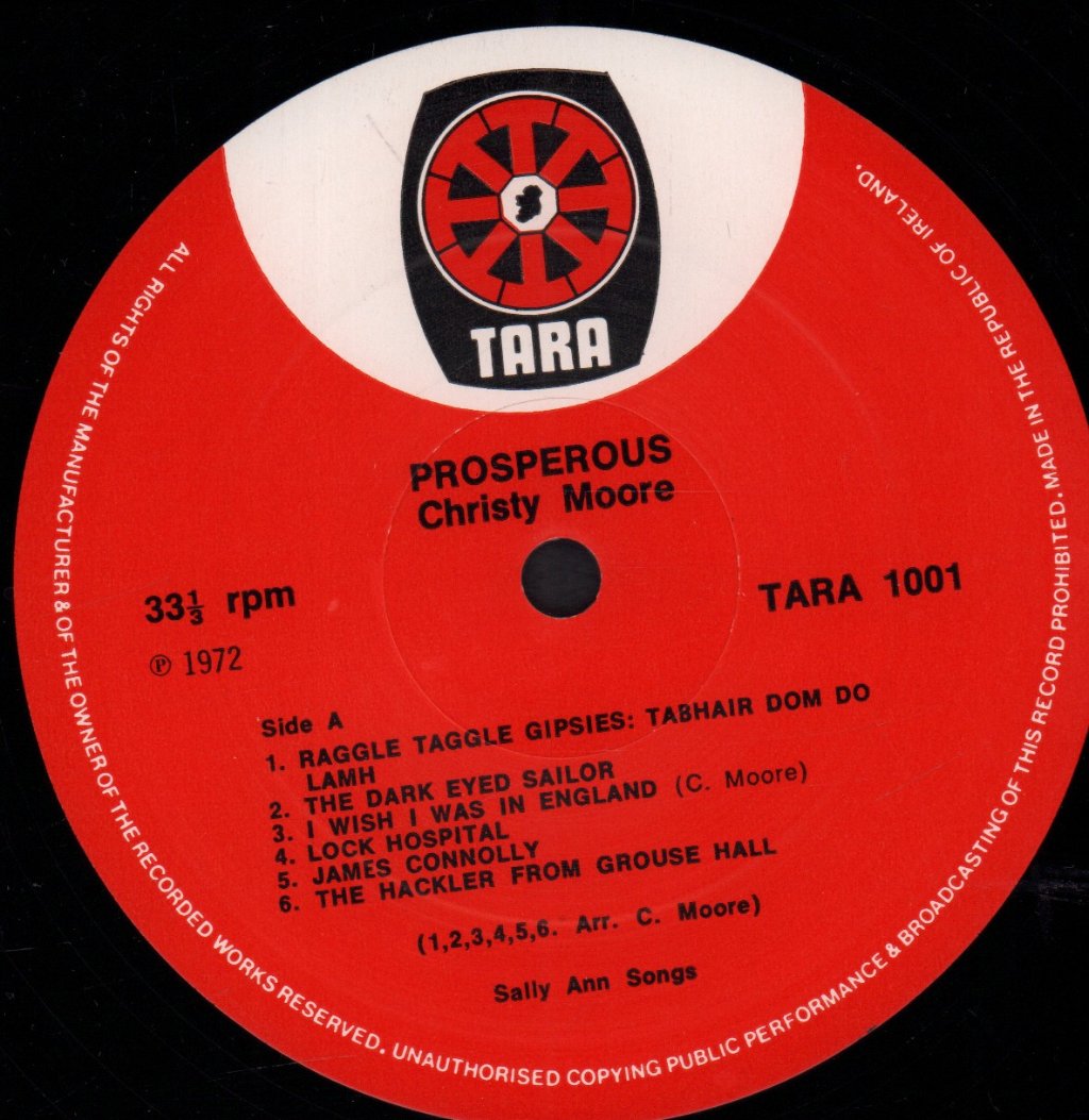 Christy Moore - Prosperous - Lp