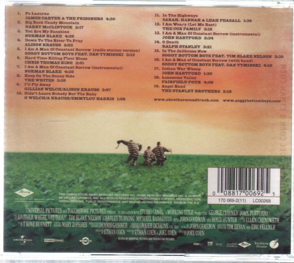 O Brother Where Art Thou? - Music From The Motion Picture - Cd