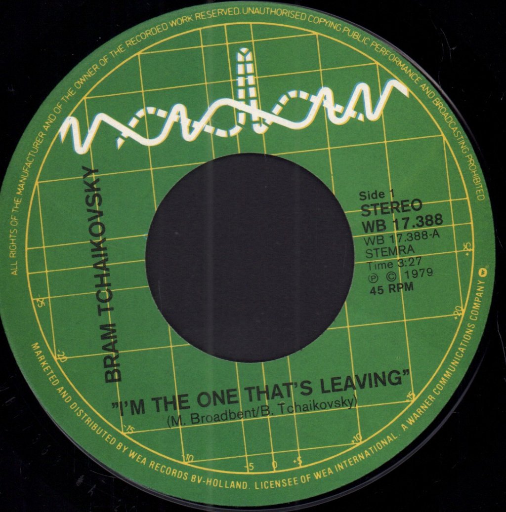 Bram Tchaikovsky - I'm The One That's Leaving - 7 Inch