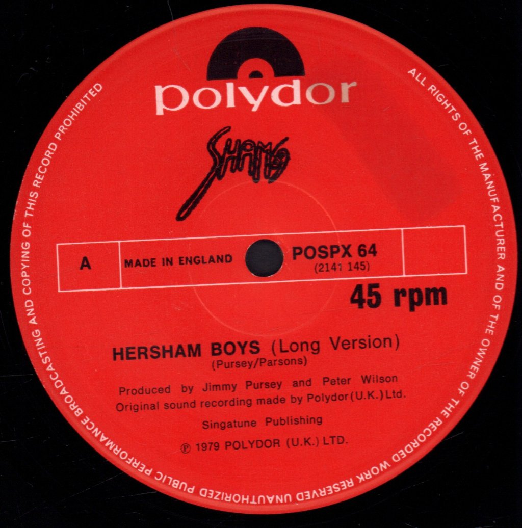 Sham 69 - Hersham Boys - 12 Inch