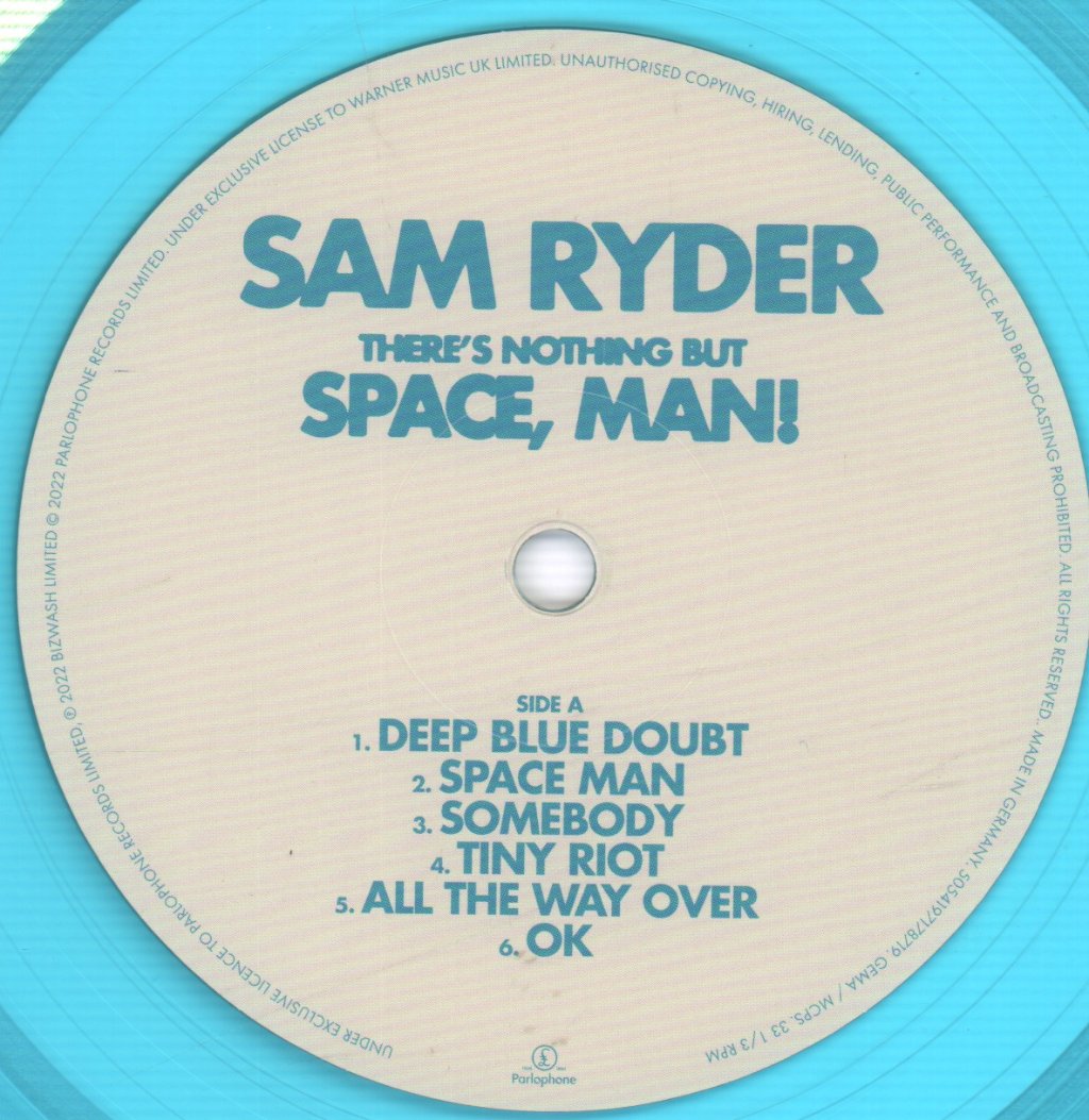 Sam Ryder - There's Nothing But Space Man - Lp