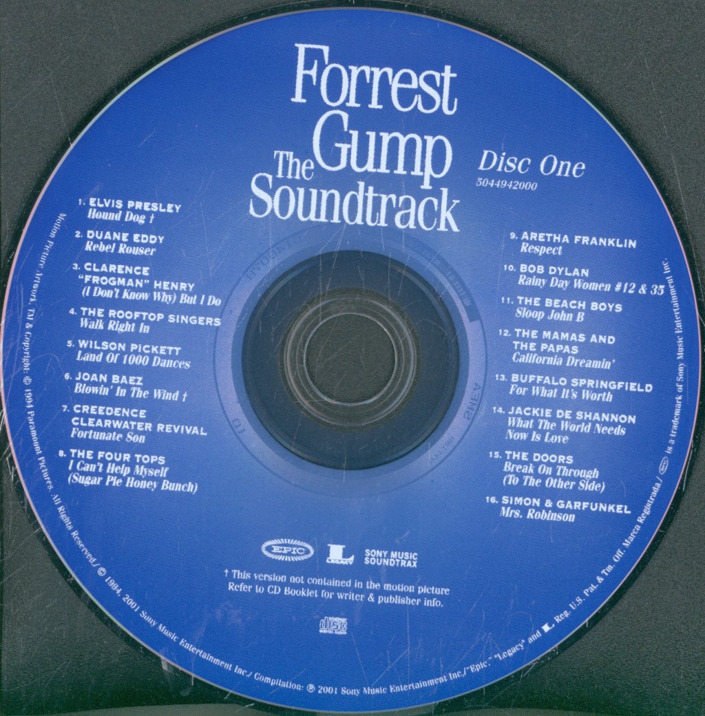 Various Artists - Forrest Gump (The Soundtrack) - Double Cd
