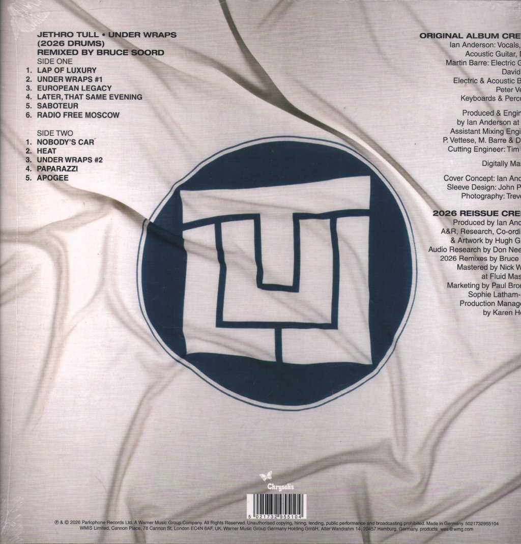 Jethro Tull - Under Wraps: The Bruce Soord 2026 Remix - Lp