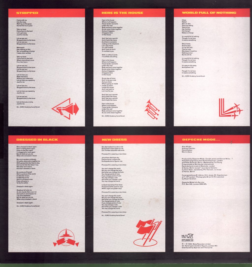 Depeche Mode - Black Celebration - Lp