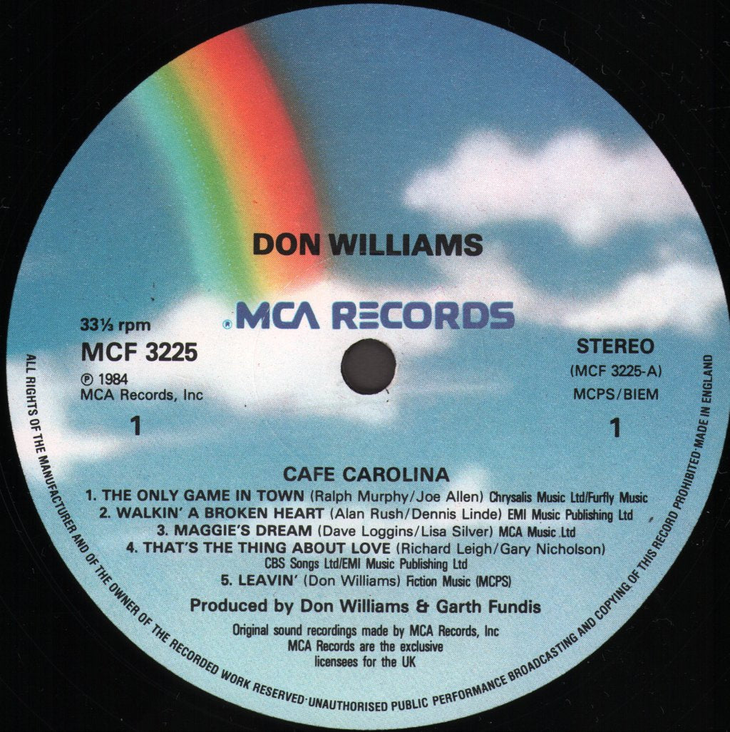 Don Williams - Cafe Carolina - Lp