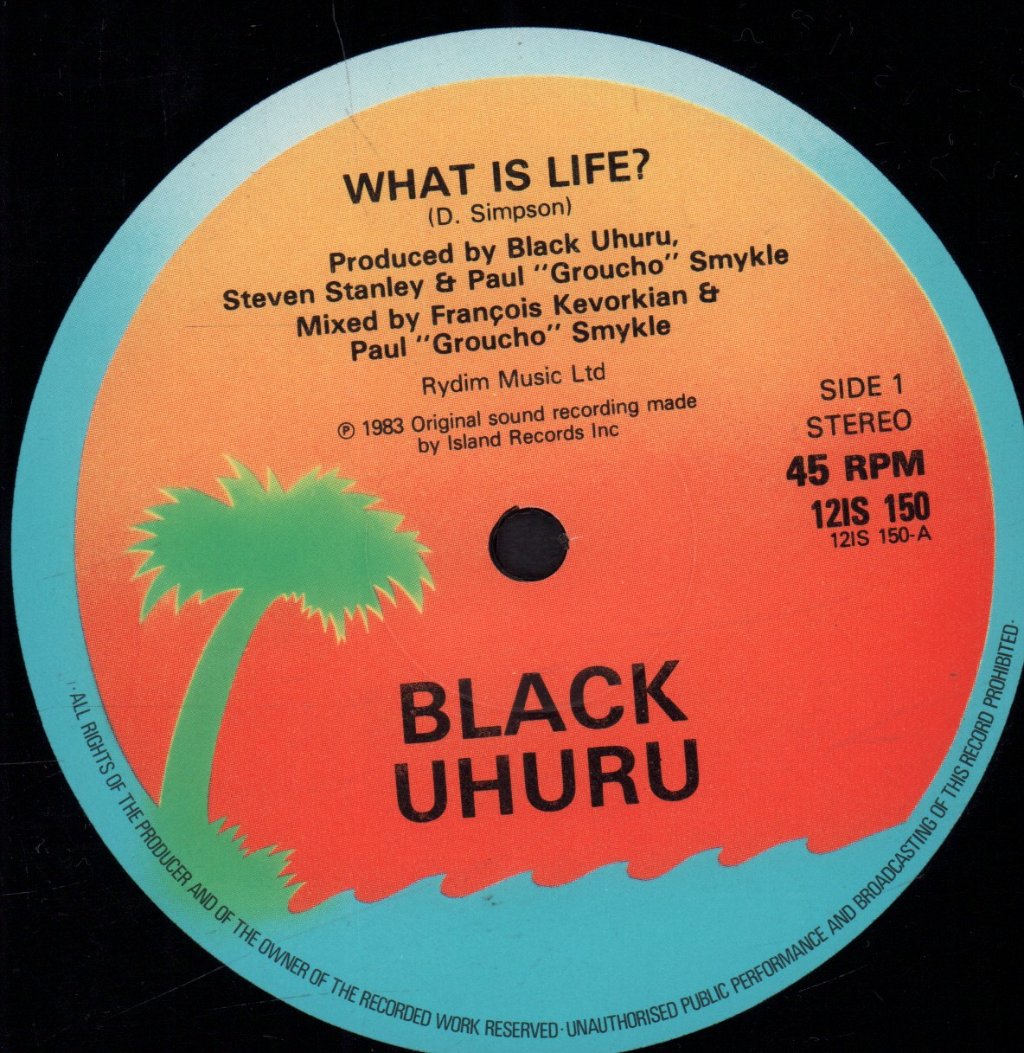 Black Uhuru - What Is Life - 12 Inch